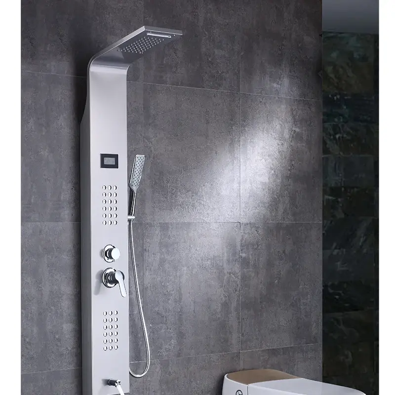 ¿Están las innovaciones en los accesorios del baño que conducen al aumento de los paneles de ducha de masaje caliente y fría?