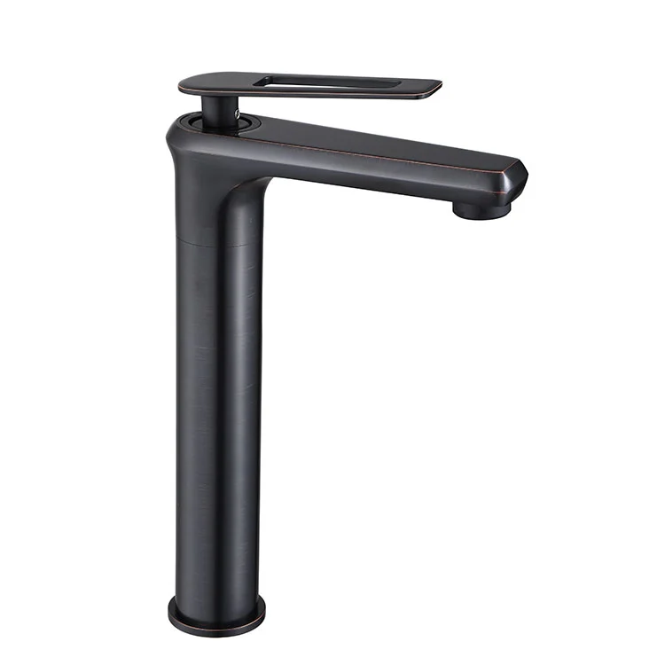Grifo de baño de recipiente de mango único